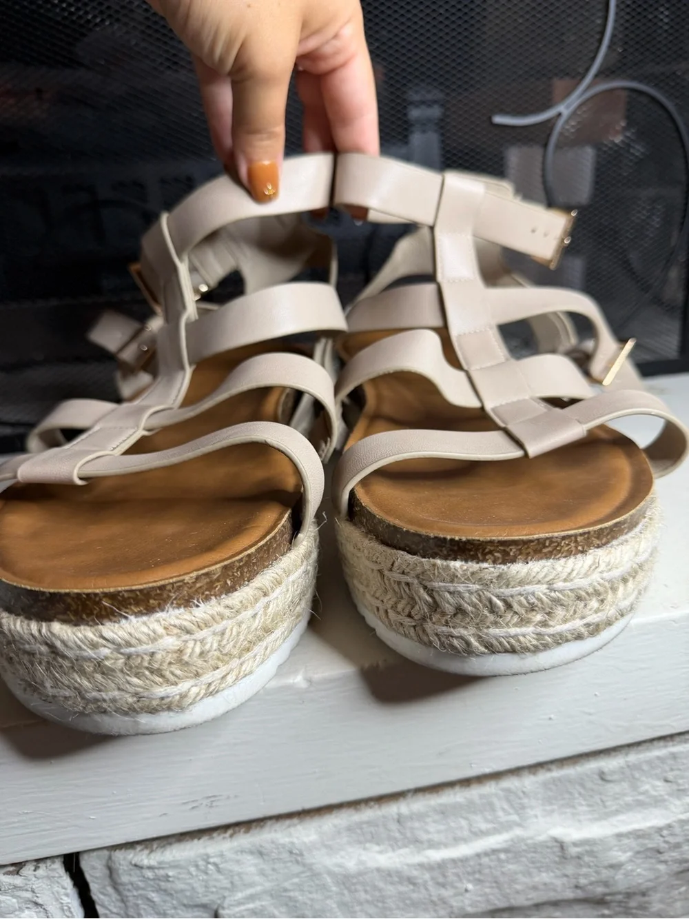 Torrid Women’s Strappy Espadrille Platform Sandals Size 13 WW